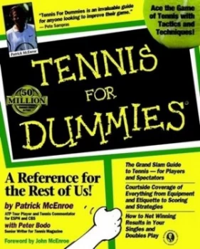 Image of Tennis for Dummies by Patrick Mcenroe Paperback