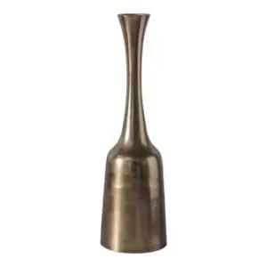 Image of Crossland Grove Diaz Vase Gold 200X200X700Mm Gold