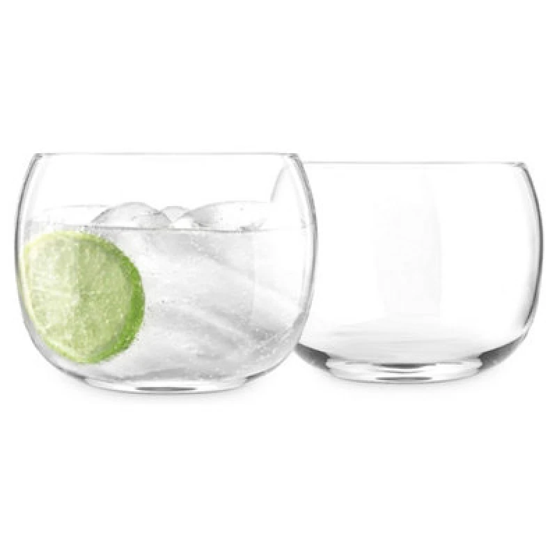 Image of Final Touch Revolve Cocktail Glass 500ml Set of 2 Clear Clear unisex