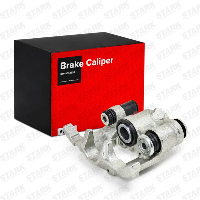 Image of STARK SKBC-0460210 Brake caliper Rear Axle, without holder Cast Iron Brake Caliper (78)