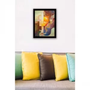 Image of SC0330 Multicolor Decorative Framed MDF Painting