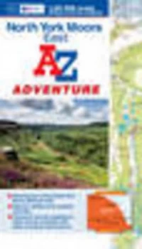 Image of North York Moors east Adventure Atlas by Geographers A-Z Map Co Ltd Book