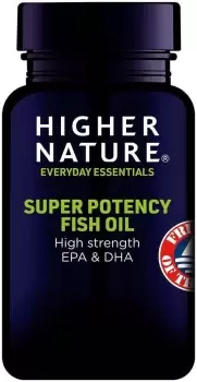 Image of Higher Nature Super Potency Fish Oil 90 Capsules
