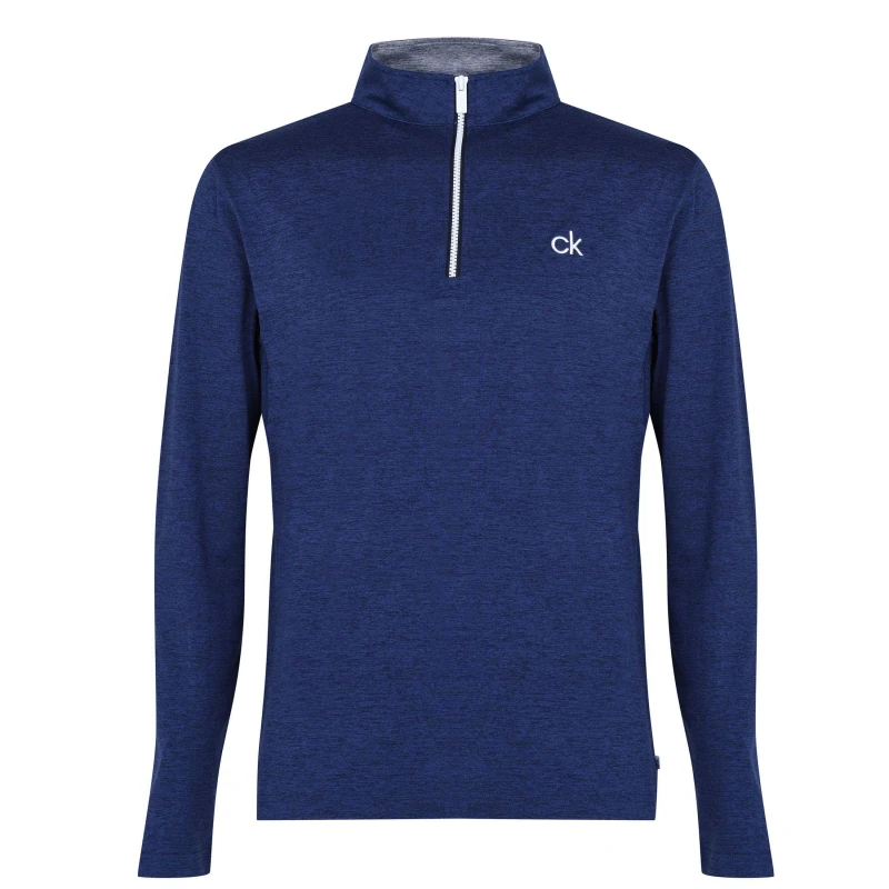 Image of Calvin Klein Golf Golf Albany Half Zip Pullover Mens - Blue Blue M