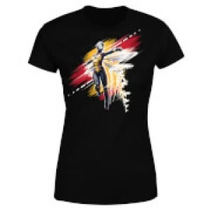 Image of Ant-Man And The Wasp Brushed Womens T-Shirt - Black - XXL