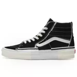 Image of Vans Sk8-Hi, Black/True White, size: 10+, Unisex, Trainers, VN0005UK6BT1