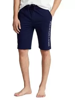 image of Polo Ralph Lauren Lounge Logo Shorts, Newport Navy, Size 2XL, Men