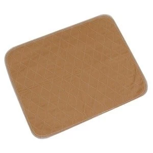 Image of Washable Chair or Bed Pad - Light Brown