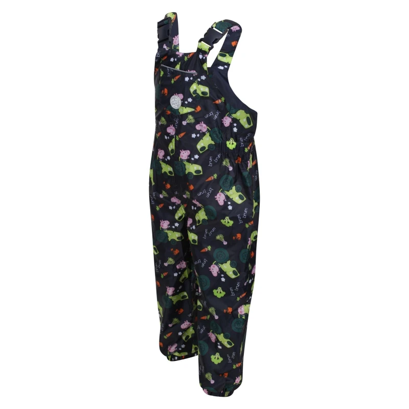 Image of Regatta Muddy Puddle Dungaree - Blue Blue C18-C24