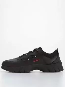 Image of HUGO Kyle Runner Trainers - Black, Size 10, Men