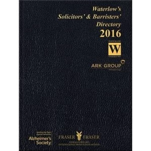 Image of Waterlow's Solicitors' and Barristers' Directory: 2016 by Ark Group (Paperback, 2016)