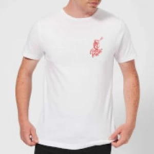 Image of Native Shore Choose Love Red Pocket Mens T-Shirt - White - 3XL