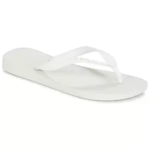 image of Havaianas TOP womens Flip flops / Sandals (Shoes) in White. Sizes available:9 / 10,11 / 12,3 / 4,5,6 / 7,8,10 / 11 kid,1 / 2,13,5,8,3 / 4,6 / 7,9 / 10