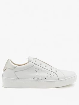 Image of Mint Velvet Indie Slip On Trainer - White, Size 37, Women