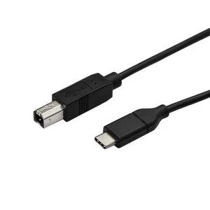 image of StarTech USB C to USB B Printer Cable 0.5m