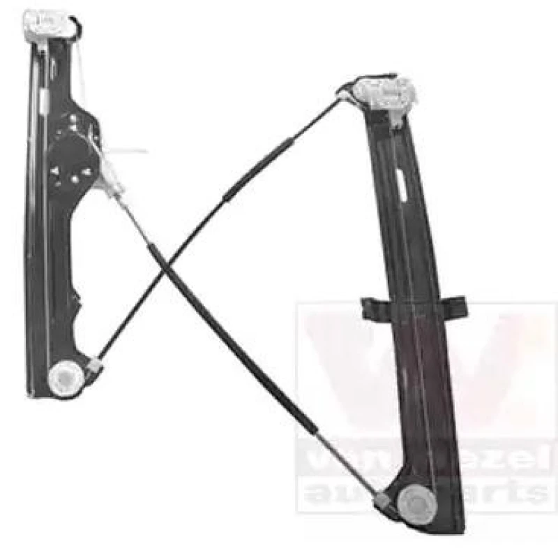 Image of VAN WEZEL 0687262 Window regulator Right Front, Operating Mode: Electric, without electric motor Window Winder (1561)
