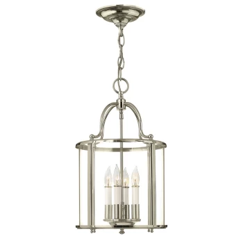 Image of Gentry 4 Candle Medium Pendant Light - Polished Nickel