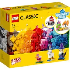 image of LEGO Classic: Creative Transparent Bricks (11013)