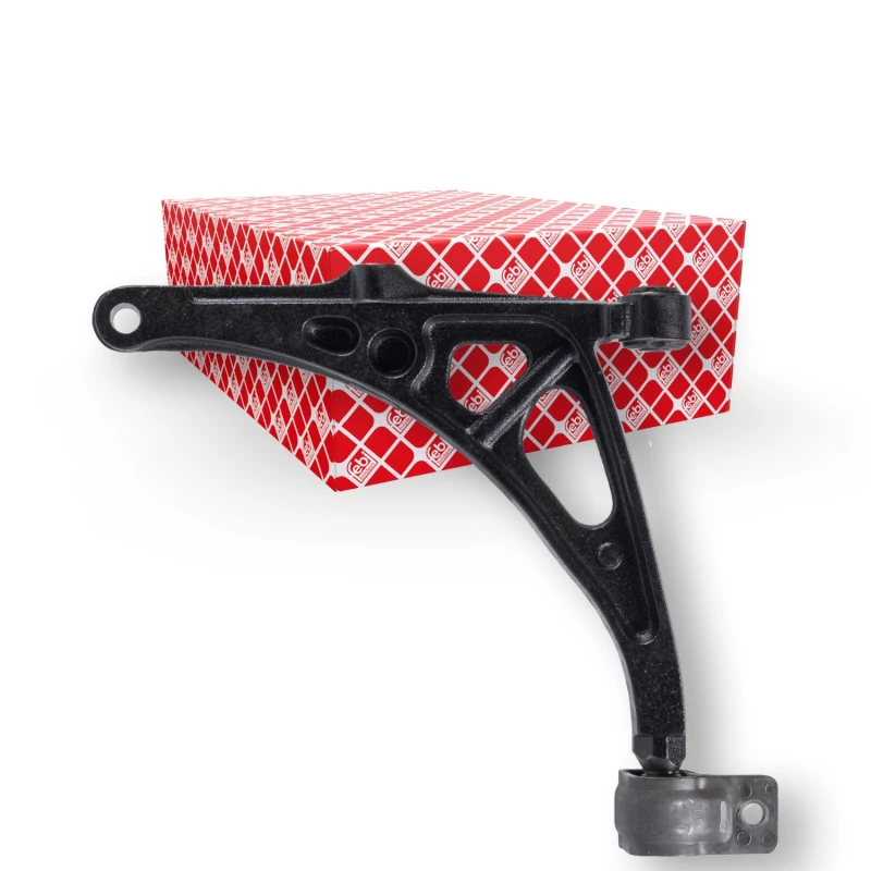 Image of FEBI BILSTEIN 11752 Suspension arm Control Arm, Cast Steel, Left, without ball joint, with rubber mounts Cast Steel Track Control Arm (273)