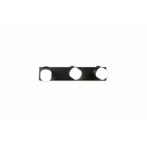Image of Luminosa Wall Lamp Triple Adjustable, 3 x 5W LED, 4000K, 1275lm, IP44, Sand Black, 3yrs Warranty