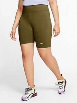 image of Nike Nsw Leg-A-See Bike Shorts (Curve) - Olive