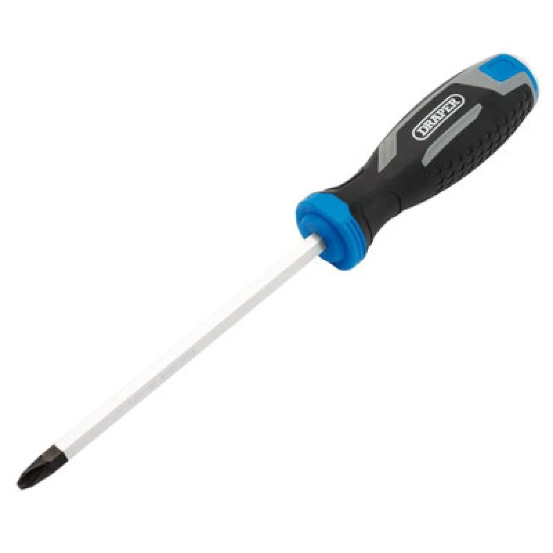 Image of Draper 13446 Pound Thru Phillips Soft Grip Screwdriver, PH3 x 150mm 13446
