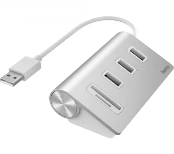 Image of HAMA 5-port USB 2.0 Hub - White