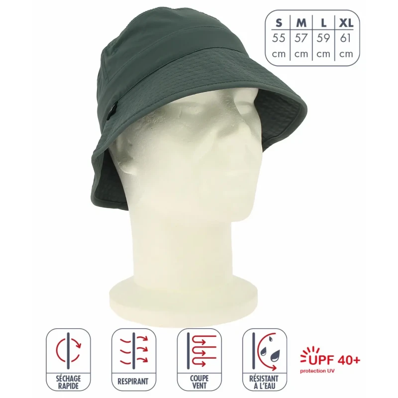 Image of Bob anti-uv Elementerre Eagle Gris Unisex M (57 cm)