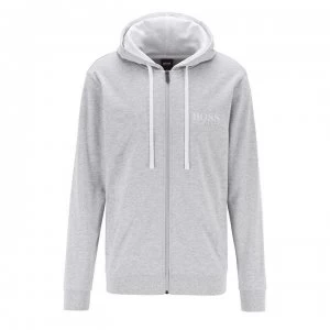 Image of Hugo Boss Authentic Zip Through Hoodie Grey Size L Men