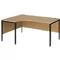 Image of Dams International Left Hand Ergonomic Desk MB16ELKO 1,600 x 1,200 x 725 mm