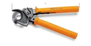 image of Beta Tools 1134 Ratchet Cable Cutter 260mm Capcity 400mm² 011340032