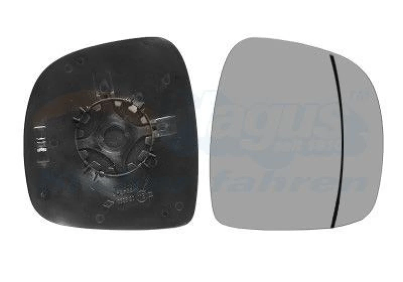 Image of VAN WEZEL Wing mirror glass VAN WEZEL 3080838
