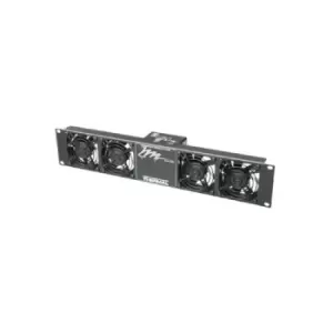 Image of Middle Atlantic Products IUQFP-4 rack cooling equipment Black 2U