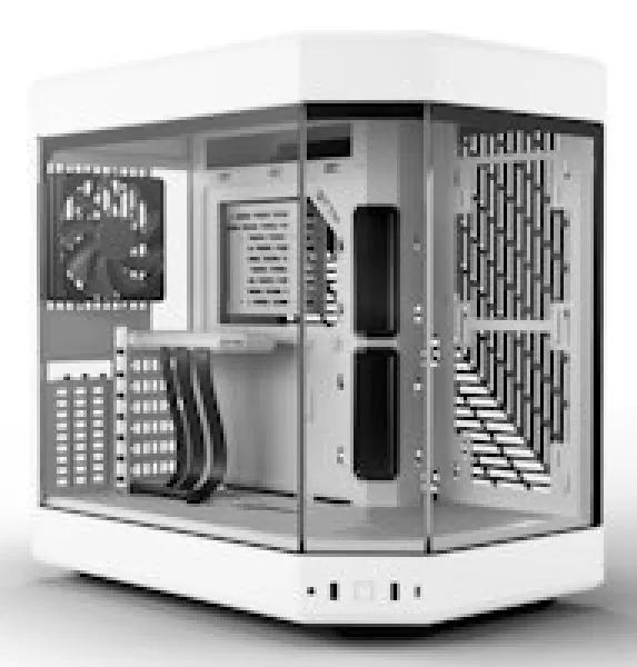 Image of HYTE Y60 Dual Chamber Mid-Tower ATX Case - Snow White