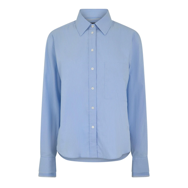 Image of Boss Boss Brielle 1 Monday 10267328 01 Blouse Womens Bright Blue female 4 (XXS)