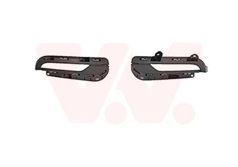 Image of VAN WEZEL Trim / Protective Strip Set, bumper VAN WEZEL 1728585