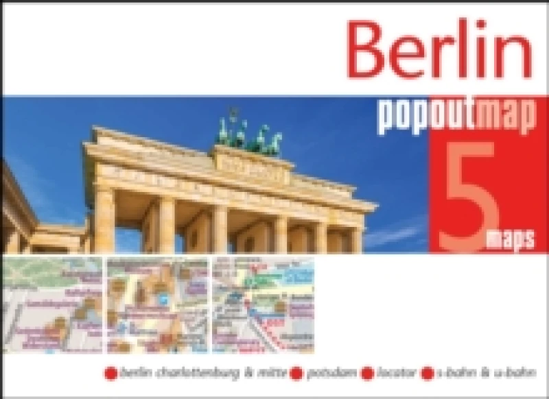 Image of Berlin PopOut Map : Pocket sized, pop up map of Berlin city centre Sheet map, folded
