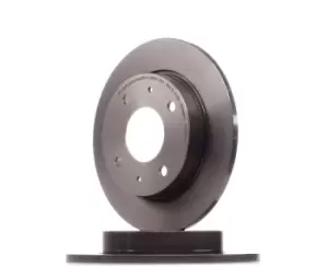 Image of BREMBO Brake disc MITSUBISHI,SMART 08.A607.11 4605A076,4544200072 Brake rotor,Brake discs,Brake rotors