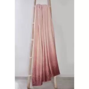 Image of Rapport Home Furnishings Ombre Luxury Throw 150X200 Blush