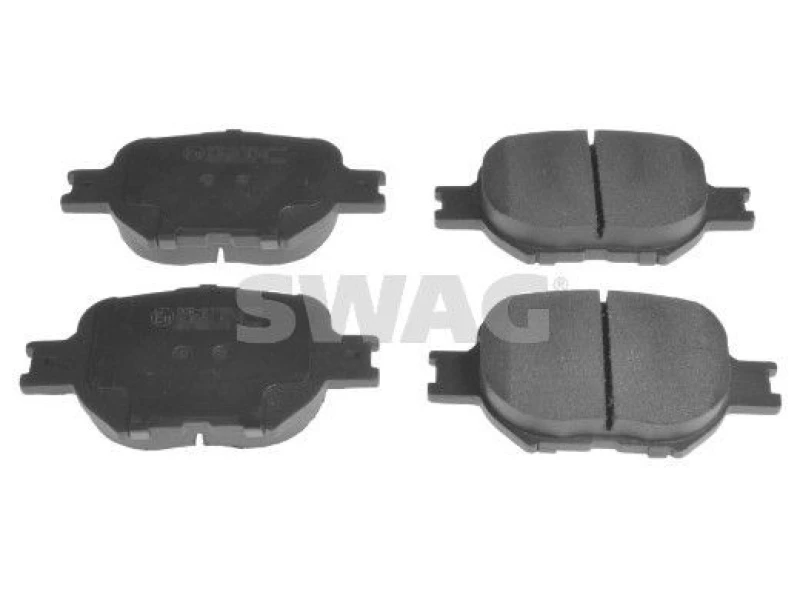 Image of Brake pad set SWAG 81 91 6578