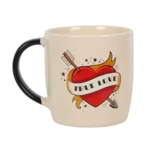 image of Tattoo True Love Heart Ceramic Mug