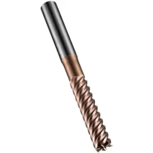 image of S526 12.00MM Carbide Multi Flute Long Series End Mill - TiSiN Coated