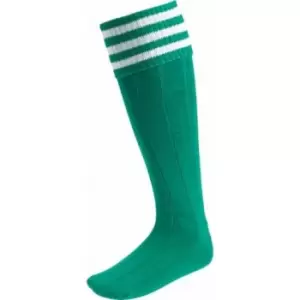 image of Carta Sport Mens Euro Socks (7 UK-11 UK) (Emerald Green/White)