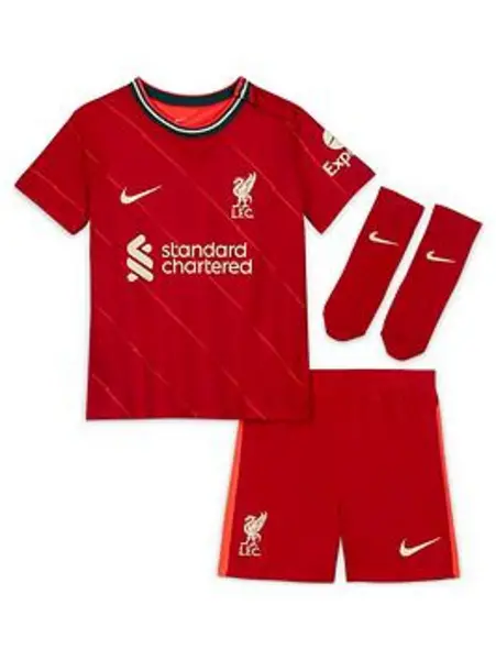 image of Nike Liverpool Home Baby Kit 2021 2022 - Size 6 - 12 Months