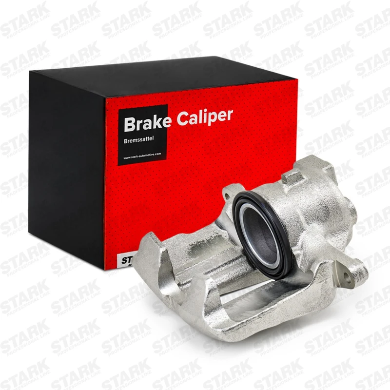 Image of STARK SKBC-0460076 Brake caliper Front Axle, without holder Cast Iron Brake Caliper (78)