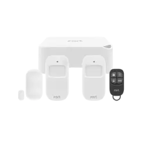 Image of ESP Fort Smart Home Alarm Kit W/ Smart Hub, 2x PIR Sensors, 1x Contact Sensor & Remote Control - ECSPK2