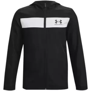Image of Under Armour Short Sleeve Windbreaker Juniors - Black