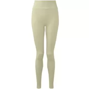 image of TriDri Womens/Ladies Melange Sculpted Seamless 3D Leggings (XL) (Sage Green)