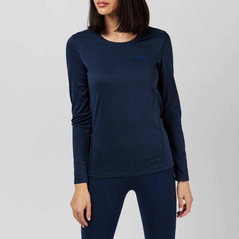 Image of Jack Wolfskin Sky Thermal Top - Blue Blue 8