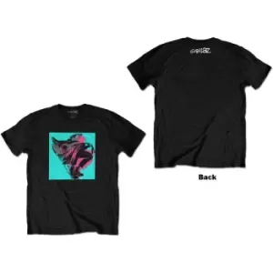 Image of Gorillaz - Now Now Logo Unisex XX-Large T-Shirt - Black